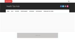 Desktop Screenshot of healthtipshub.com