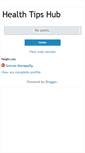 Mobile Screenshot of healthtipshub.com